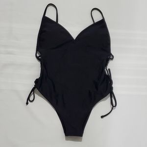 NWT Abercrombie & Fitch Black Cheeky Swimsuit